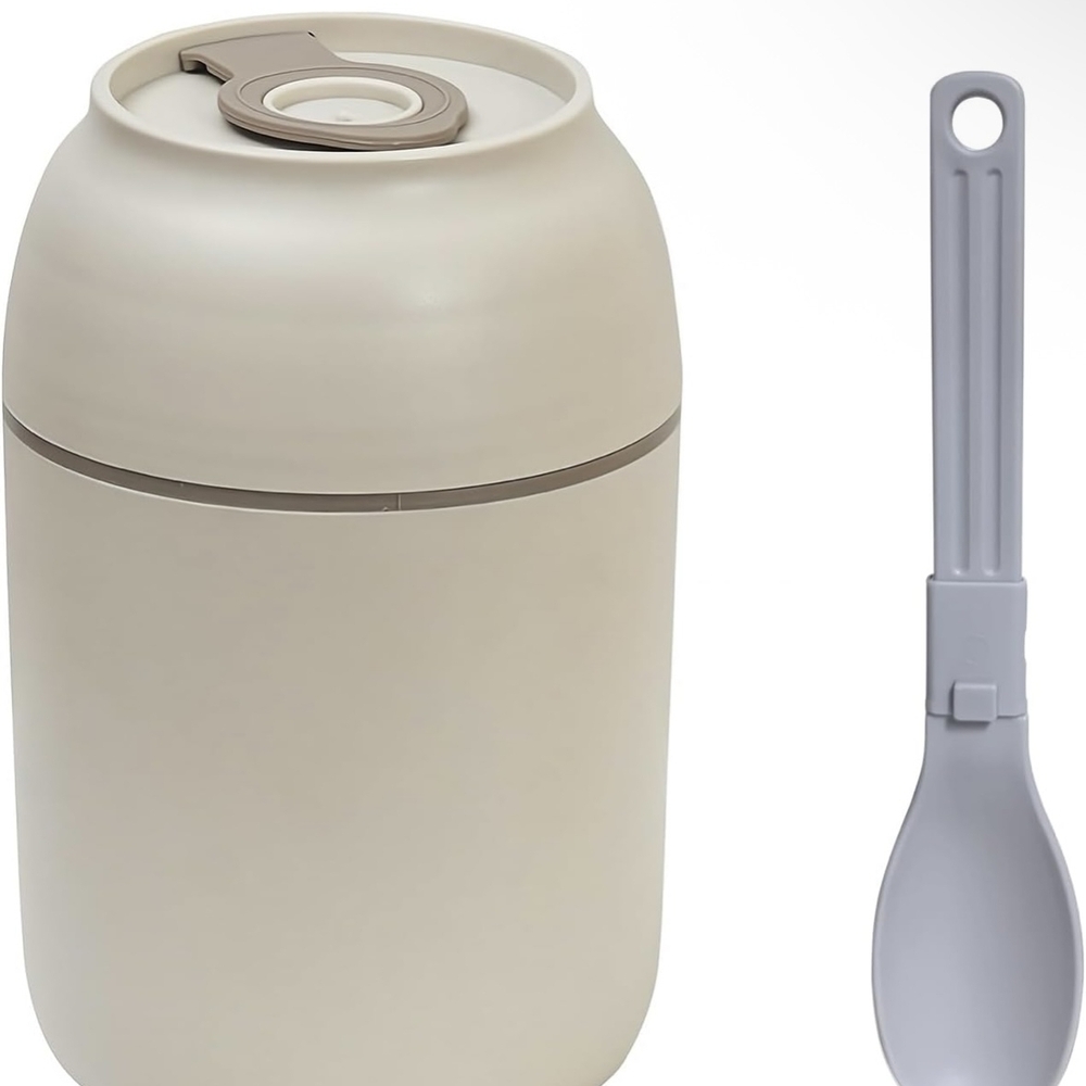 ★ Insulated Food Jar w Spoon Leakproof Stainless Steel Lunch Container - Picture 3 of 9